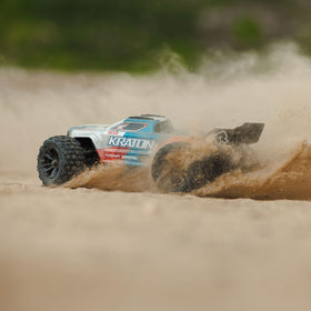 ARRMA Mini Kraton 3S DSC 4x4 chassis close-up reveals reinforced construction