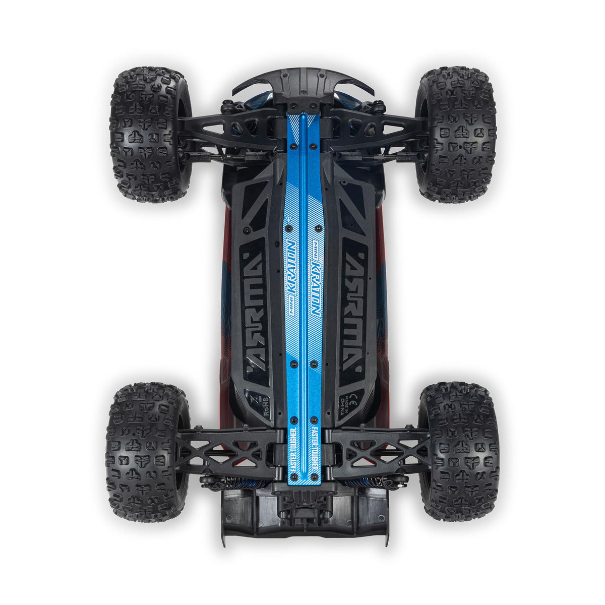 ARRMA Mini Kraton 3S DSC 4x4 RC electronics close-up highlights tuned components