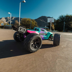 ARRMA Mini Kraton PowerGuard system enabling mode switching for varied speed.