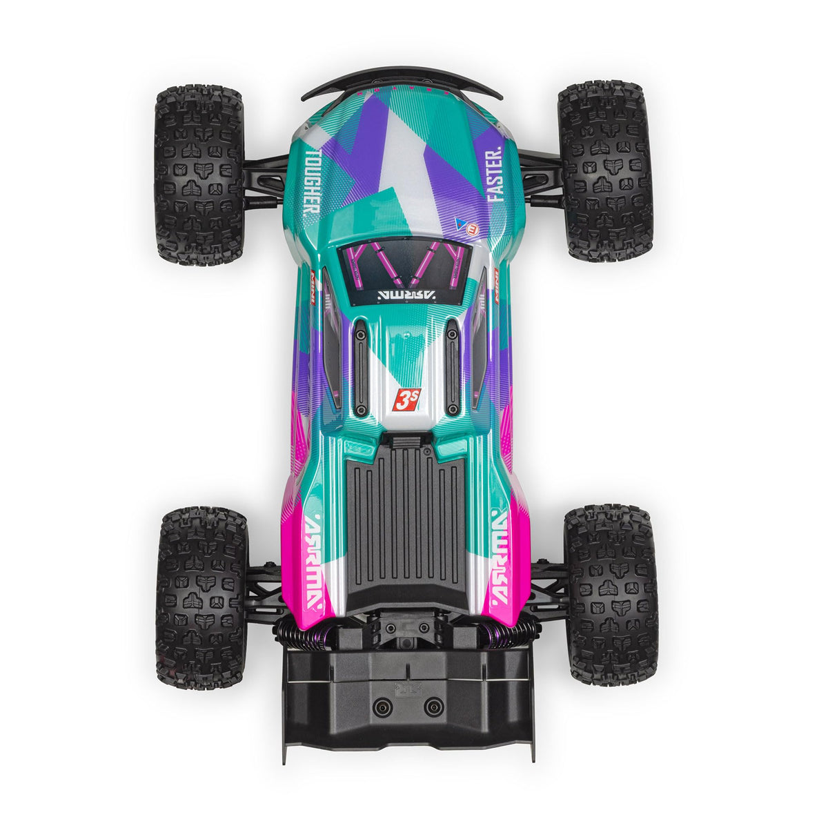 ARRMA Ready-to-Run package includes battery and charger for immediate driving.