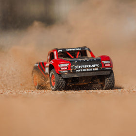 ARRMA Mojave GROM 4x4 on dirt demonstrating traction and control