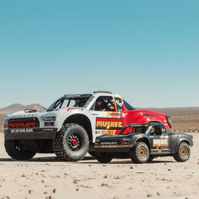 ARRMA Mojave GROM 4x4 side profile, rugged desert racer suited for outdoor runs and jumps.