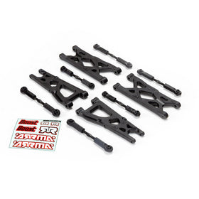 ARRMA Wide Track Arm Boost Box showing wider arms for improved stability during curves.