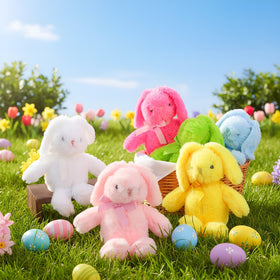 Arrowbash 13.5 inch bunny plush ideal for snuggling and imaginative play.
