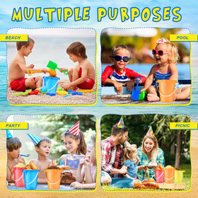 Arrowbash buckets and shovels close-up, sturdy design for long lasting use