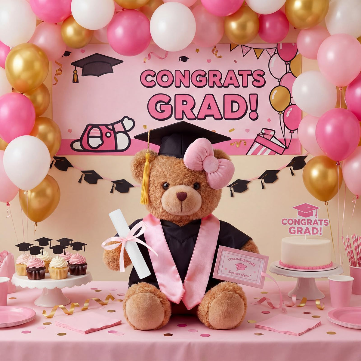 Arrowbash congratulatory card complements the set for gifting.