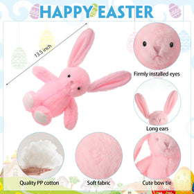 Arrowbash plush bunnies in beige color ready for Easter baskets.