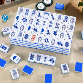 Arrowbash standard mahjong tiles sized 1.2 by 0.8 inches for easy handling.