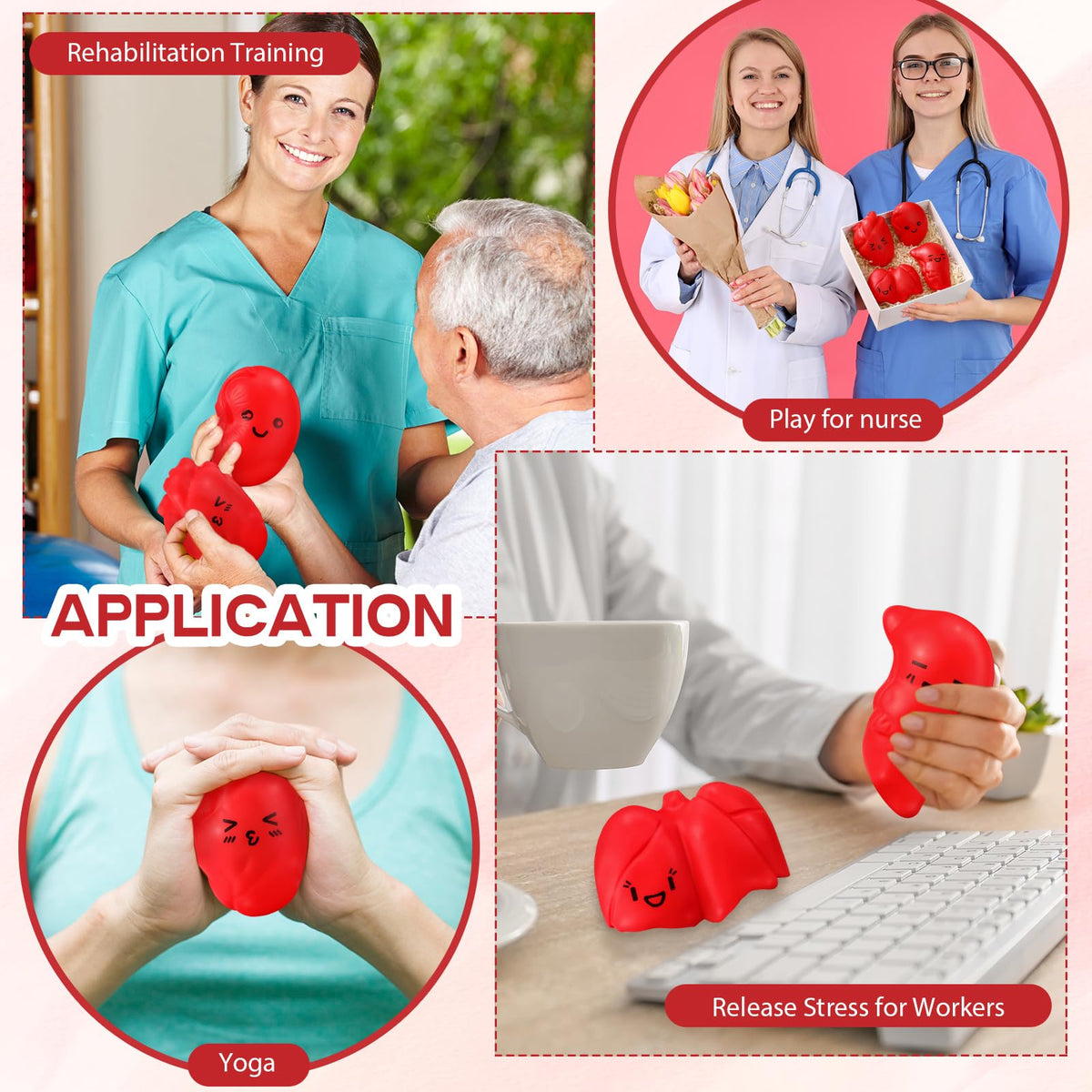 Arrowbash nurse appreciation bulk pack stress ball offers heartfelt thanks.