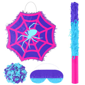 Arrowbash purple spider pinata ready for display with vibrant colors