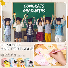 Arrowbash sheep plush with graduation cap, a sweet student gift