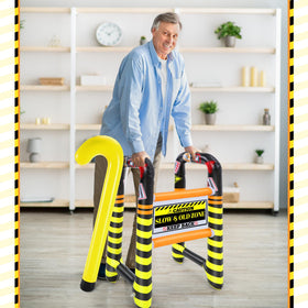 Arrowbash walker gag gift creates playful interactions and great photo moments.