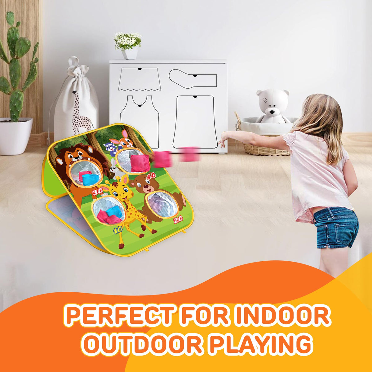 ARS Sports Animal double-sided board enables toss or dart-style play.