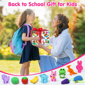 Arscniek lemon eraser bright colors support color matching activities