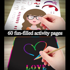 Art with Smile travel-friendly case keeps supplies neatly stored