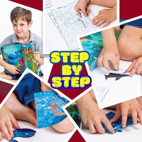 Art with Smile Foil Art Kit magnetic play on any surface.
