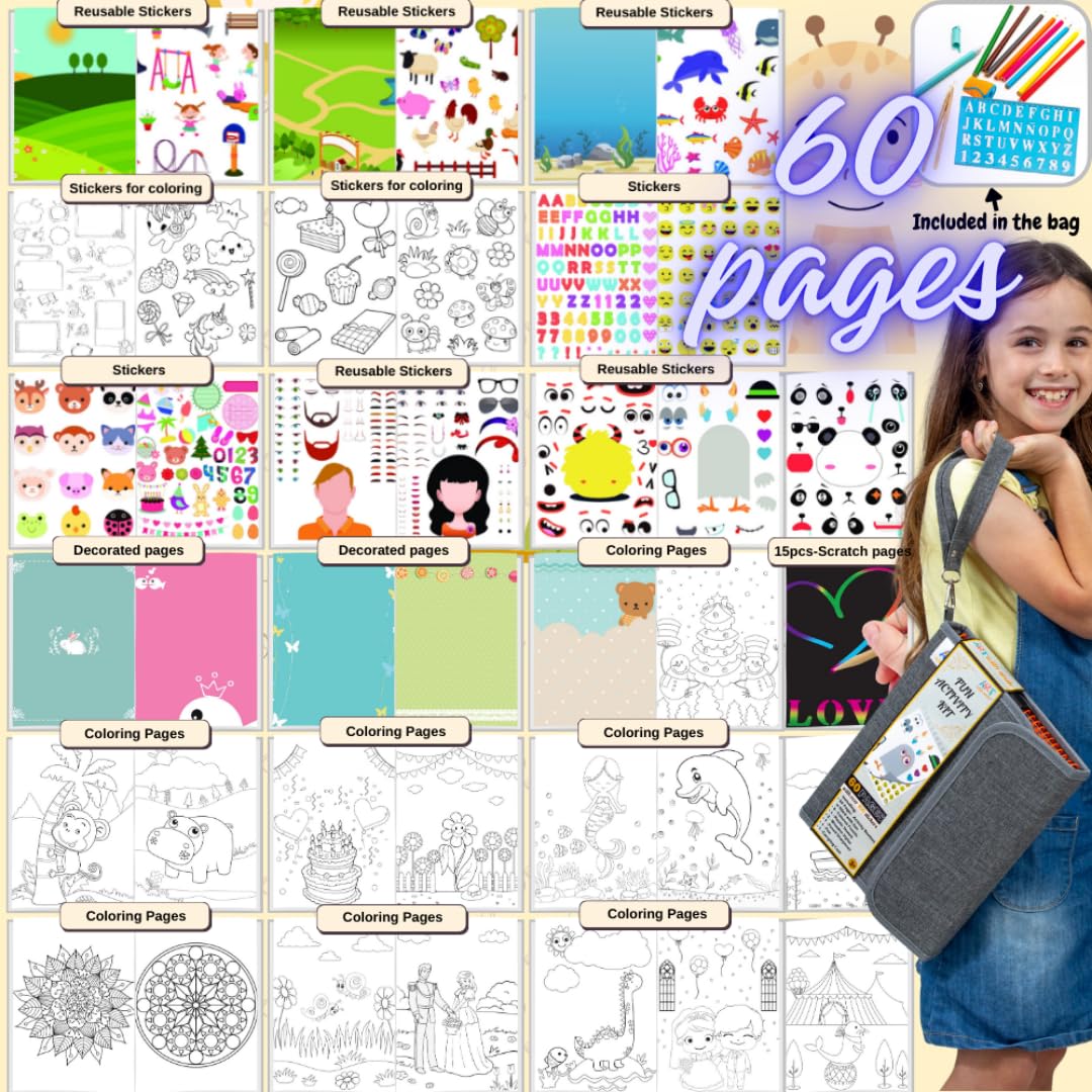 Art with Smile premium case open showing organized pockets for supplies