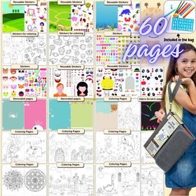 Art with Smile premium case open showing organized pockets for supplies