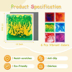 Art3d liquid sensory floor tile suitable for dance and performance areas.