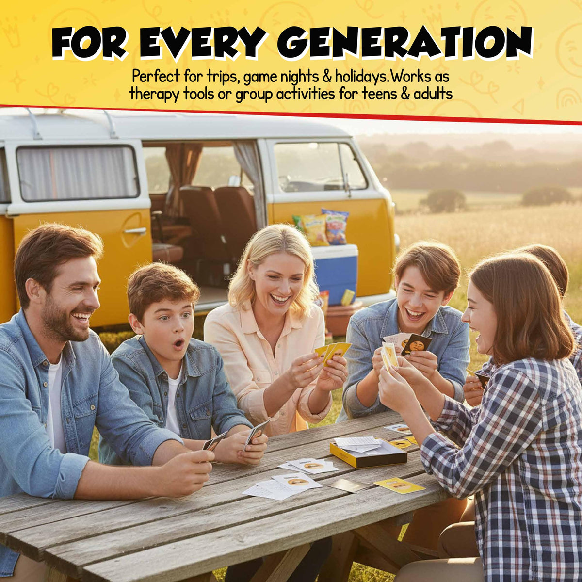 ARTAGIA Family game night setup for engaging, screen-free bonding across generations.