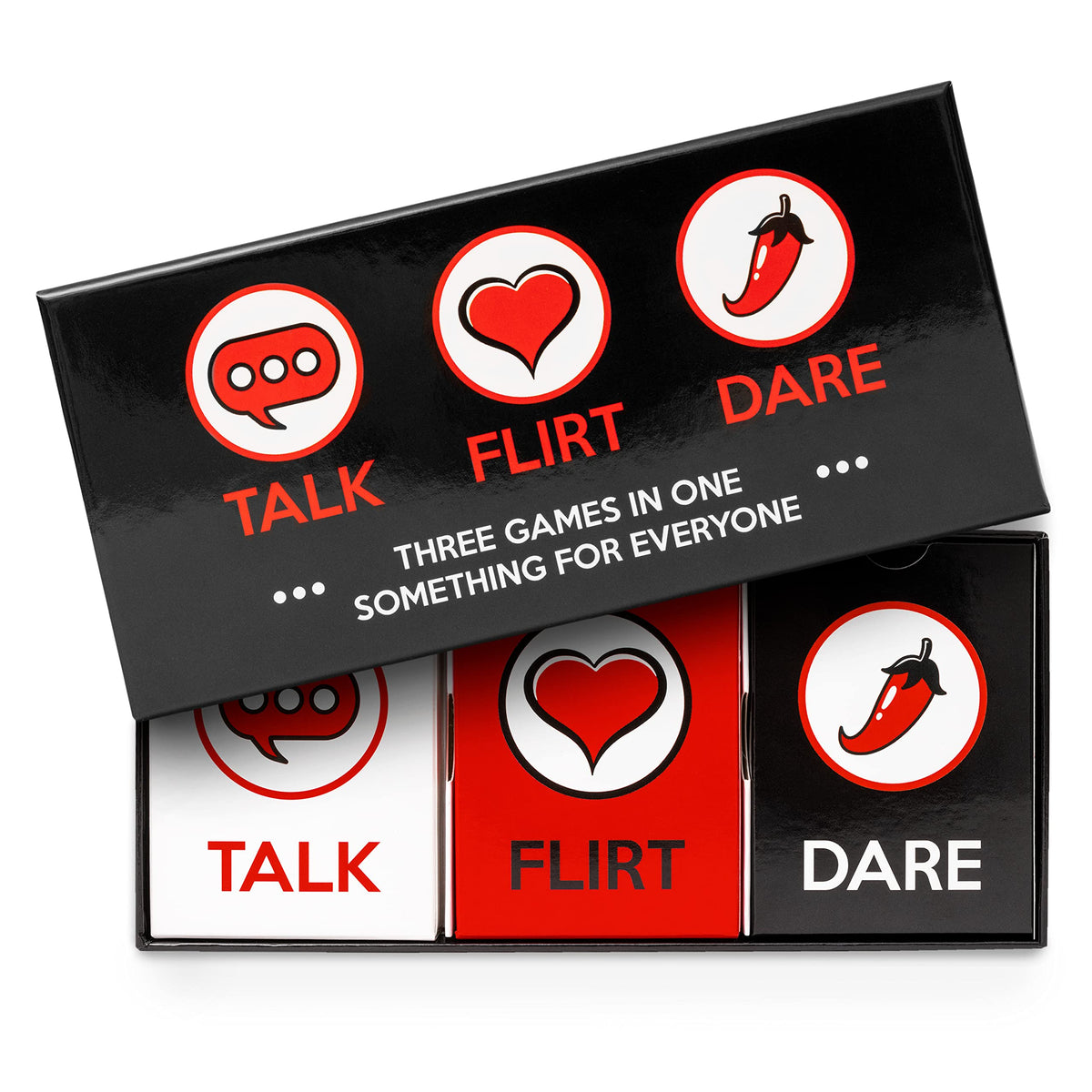 ARTAGIA Talk Flirt Dare card pack for couples sparks conversation and playful moments