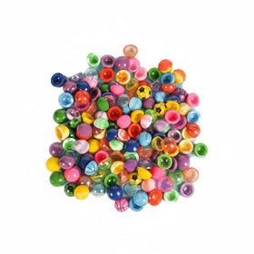 ArtCreativity 1.25-inch rubber poppers in a bulk 72-pack with bright colors