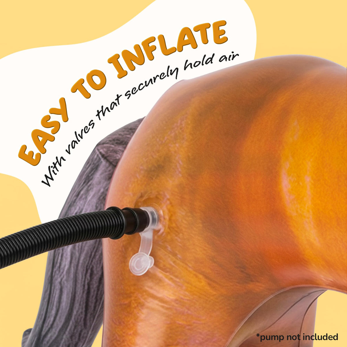ArtCreativity inflatable horse photo setup featuring a playful centerpiece for rodeo vibes.