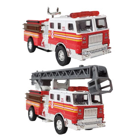 ArtCreativity 5-5-inch ladder truck for realistic imaginative play.