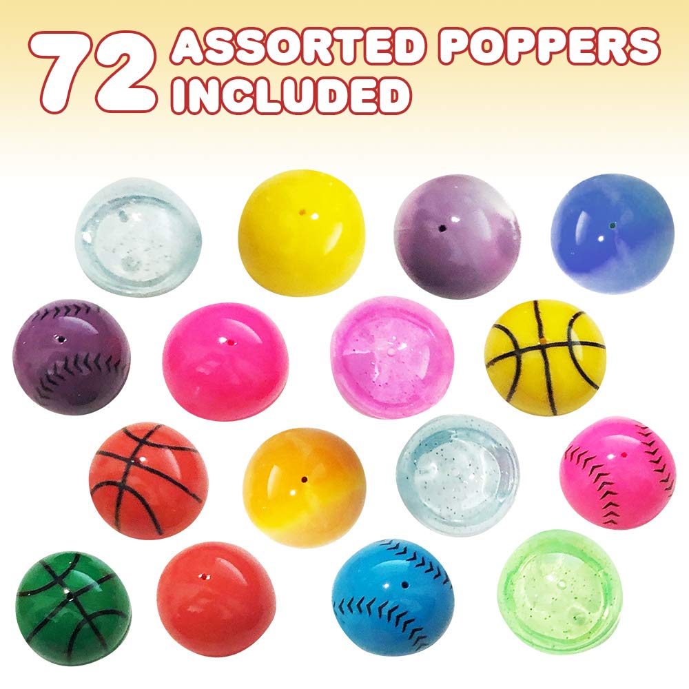 ArtCreativity poppers with assorted designs and colors for playtime
