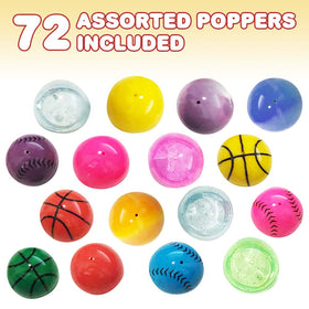 ArtCreativity poppers with assorted designs and colors for playtime