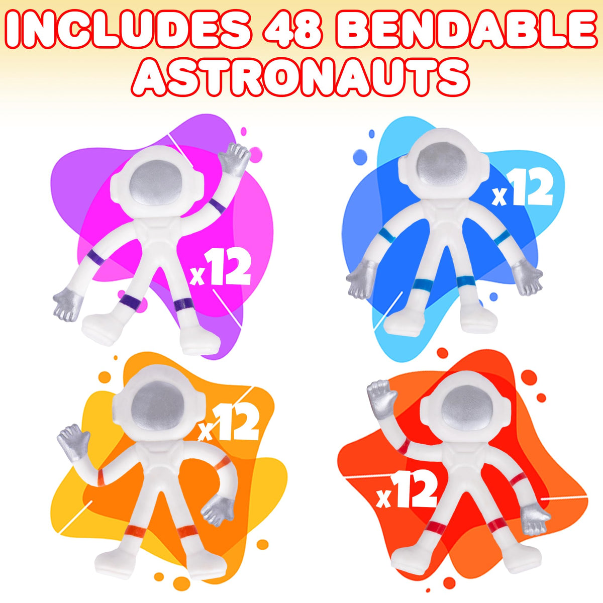 ArtCreativity compact 2.5-inch astronauts for on-the-go fun