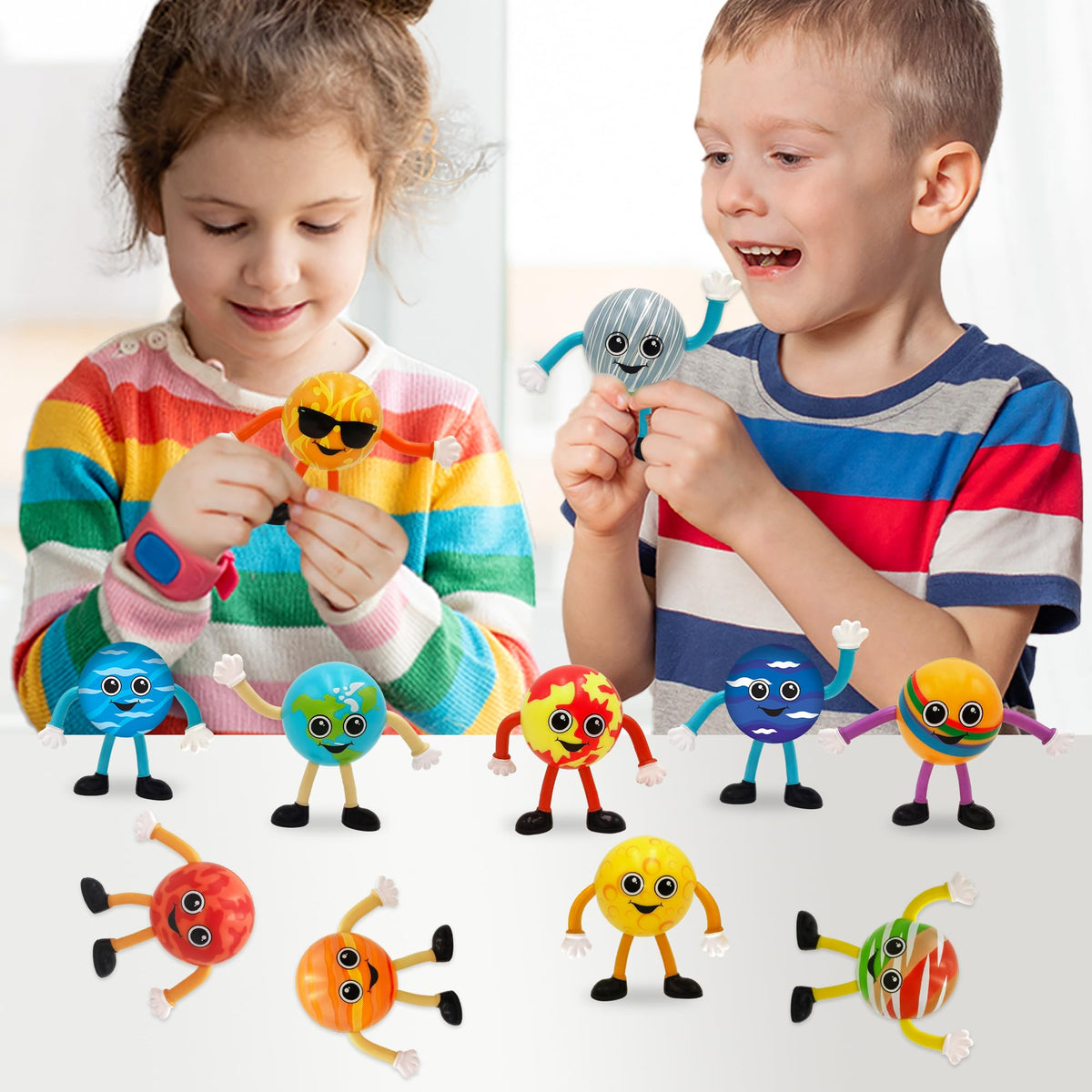 ArtCreativity Bendable Planets Jupiter: chunky bends offer satisfying tactile play
