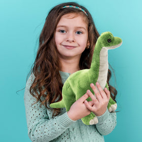 ArtCreativity plush dinosaur stands upright for a cute kid-friendly design