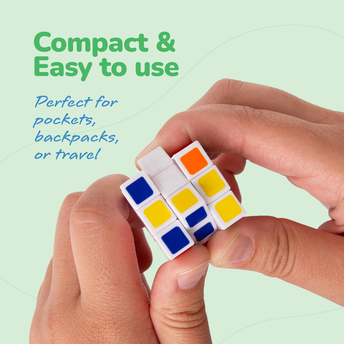 ArtCreativity bright fidget cubes promote calm focus through smooth manipulation.