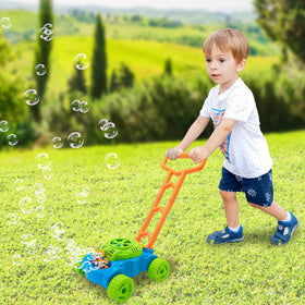 ArtCreativity bubble lawn mower is quick to assemble.