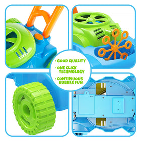 ArtCreativity lawn mower with detachable handle for storage.