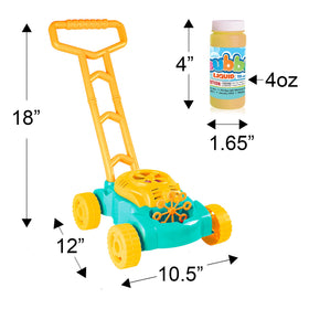 ArtCreativity Bubble Lawn Mower detachable handle for easy storage