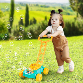 ArtCreativity Bubble Lawn Mower outdoor play in action