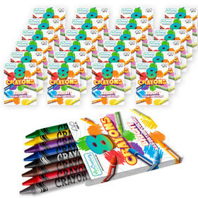 ArtCreativity bulk crayons in a 192-count box for classroom creativity.