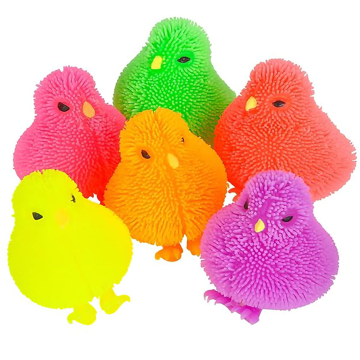 ArtCreativity chicken puffer 3in in hand; ideal for Easter egg hunts and party favors.