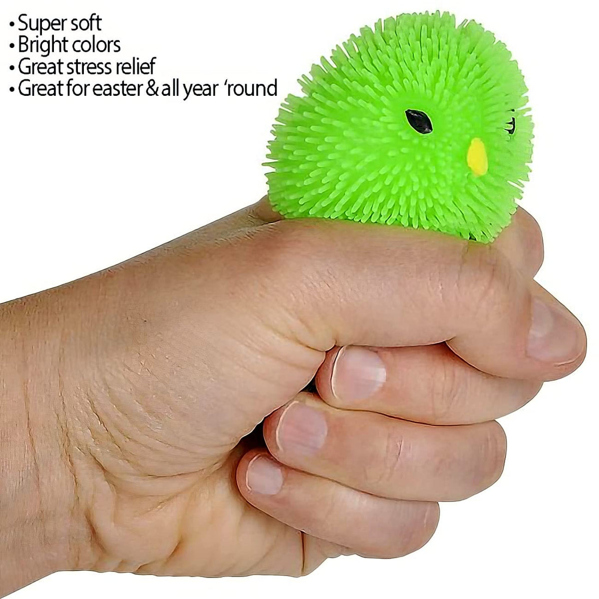 Durable materials keep ArtCreativity puffers ready for repeated squeezes.