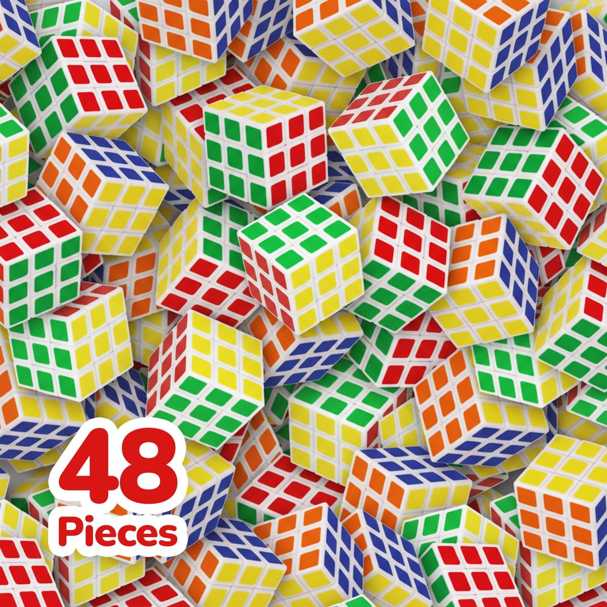 ArtCreativity colorful 3x3 Rubik's cubes deliver bright sensory engagement during breaks.