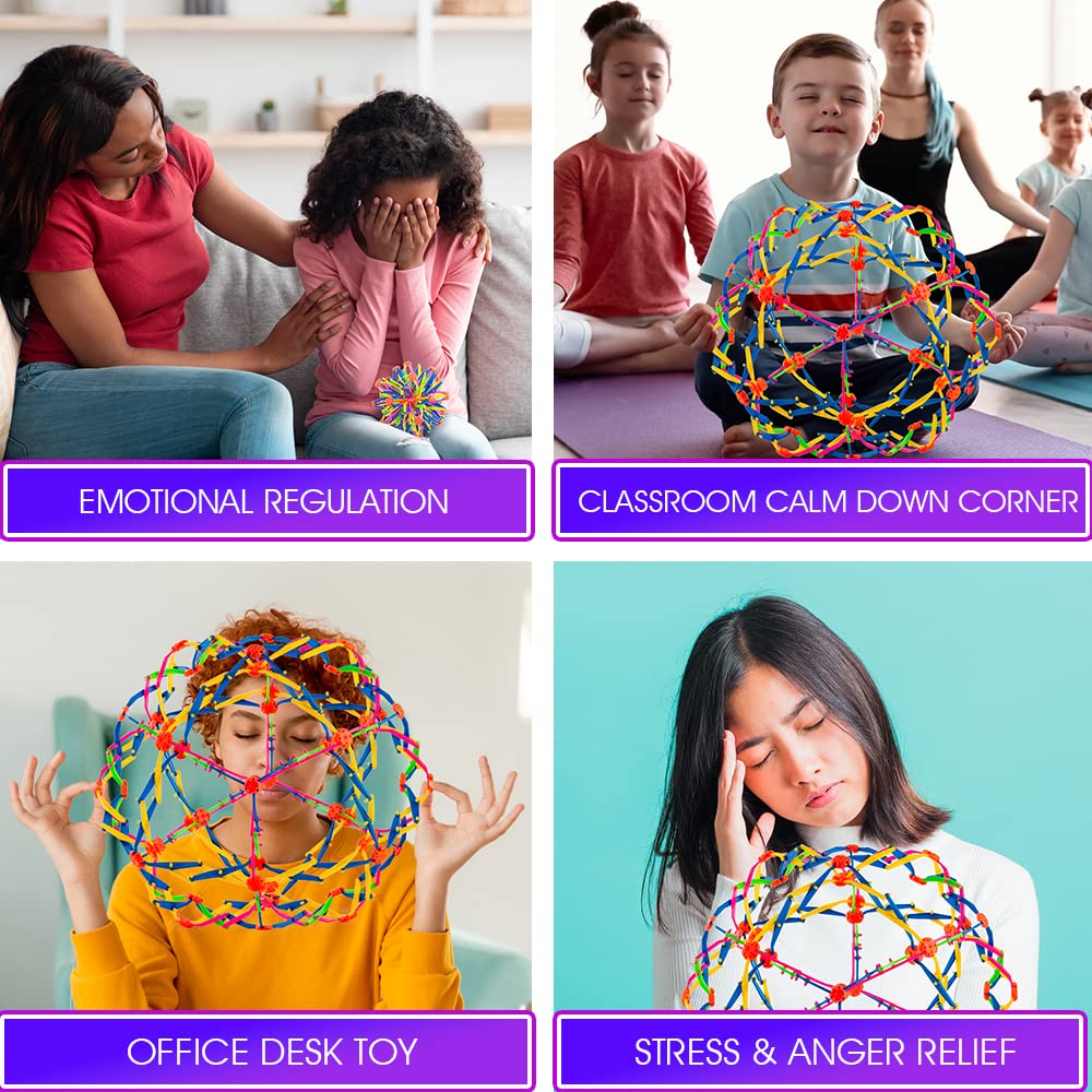 ArtCreativity colorful sphere design adds vibrant desk decor and conversation.
