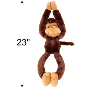 ArtCreativity connectable limbs monkey plush allows customizable jungle adventures.