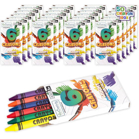 ArtCreativity crayons bulk 50 packs in a sturdy box for classrooms and parties