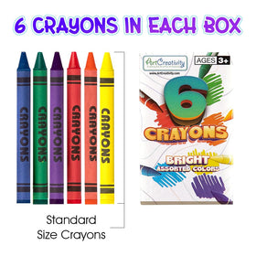ArtCreativity crayons rich pigmentation for vivid drawings and bold color application