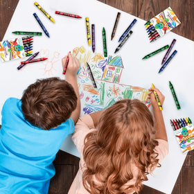 ArtCreativity full-size crayons glide smoothly for long-lasting drawing sessions.