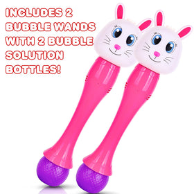 ArtCreativity Easter Bunny Bubble Wand Music feature adds joyful tunes