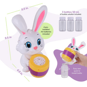 ArtCreativity Bunny Bubble Machine party-idea for Easter hunts and playdates.