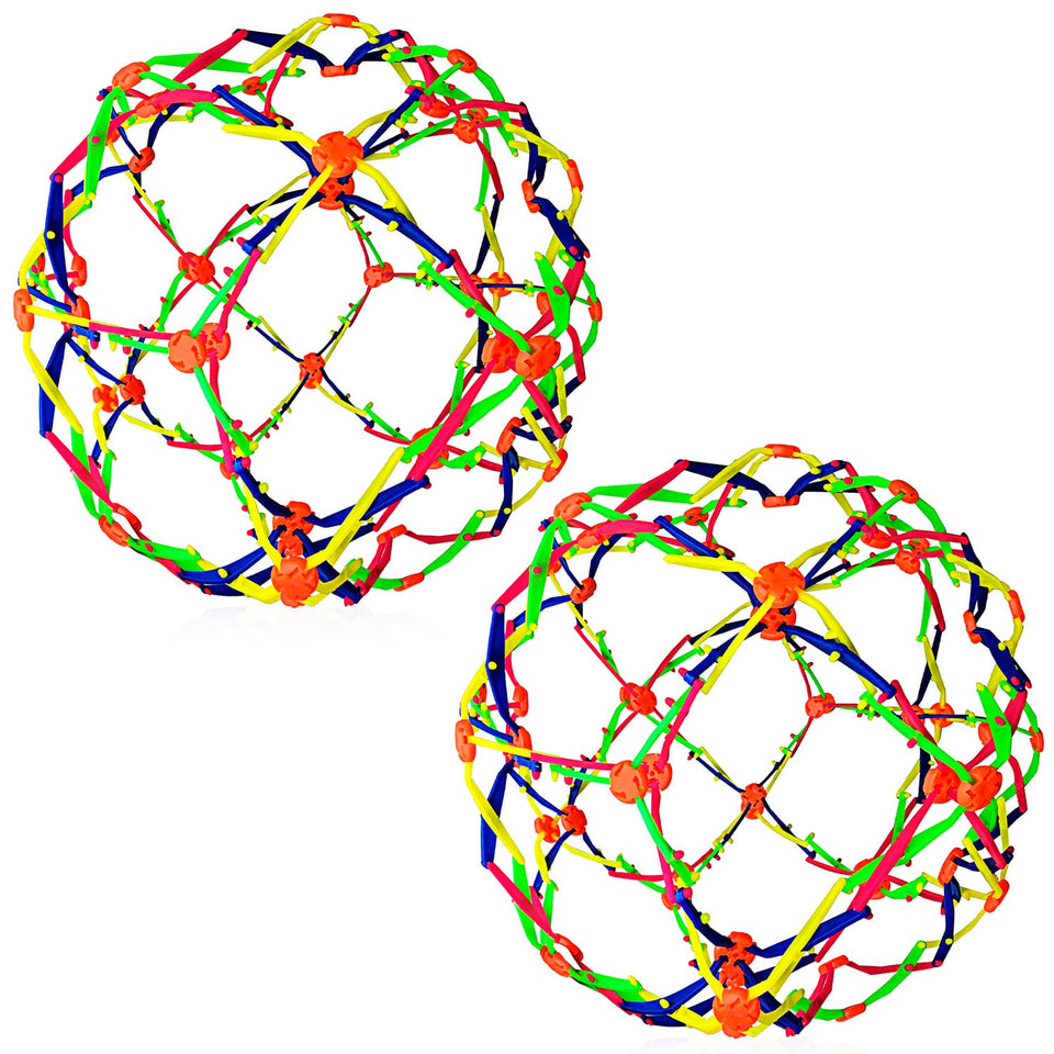 ArtCreativity expandable breathing ball in collapsed form, portable sensory relief for calm moments.